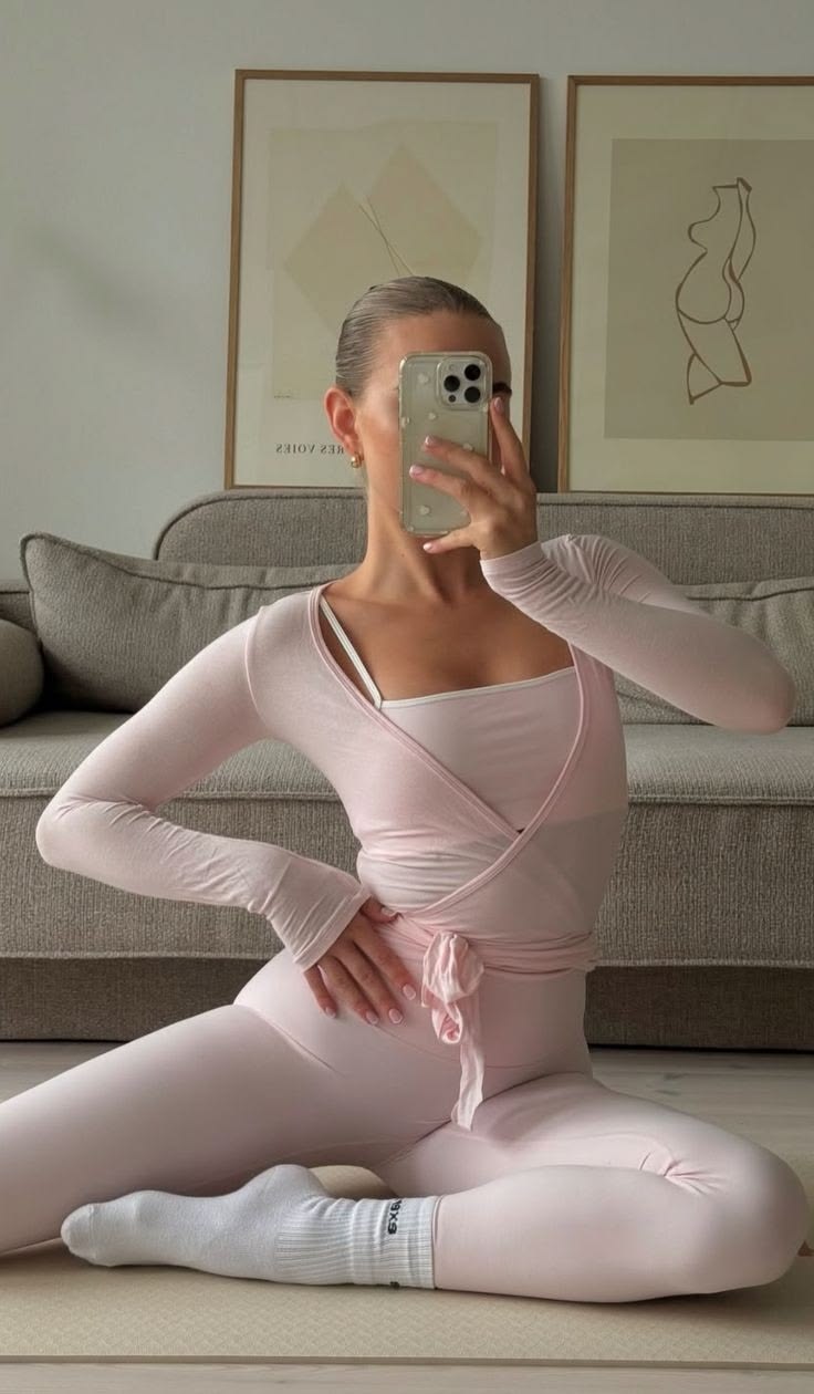 Peri Ballet Wrap Top - Pink