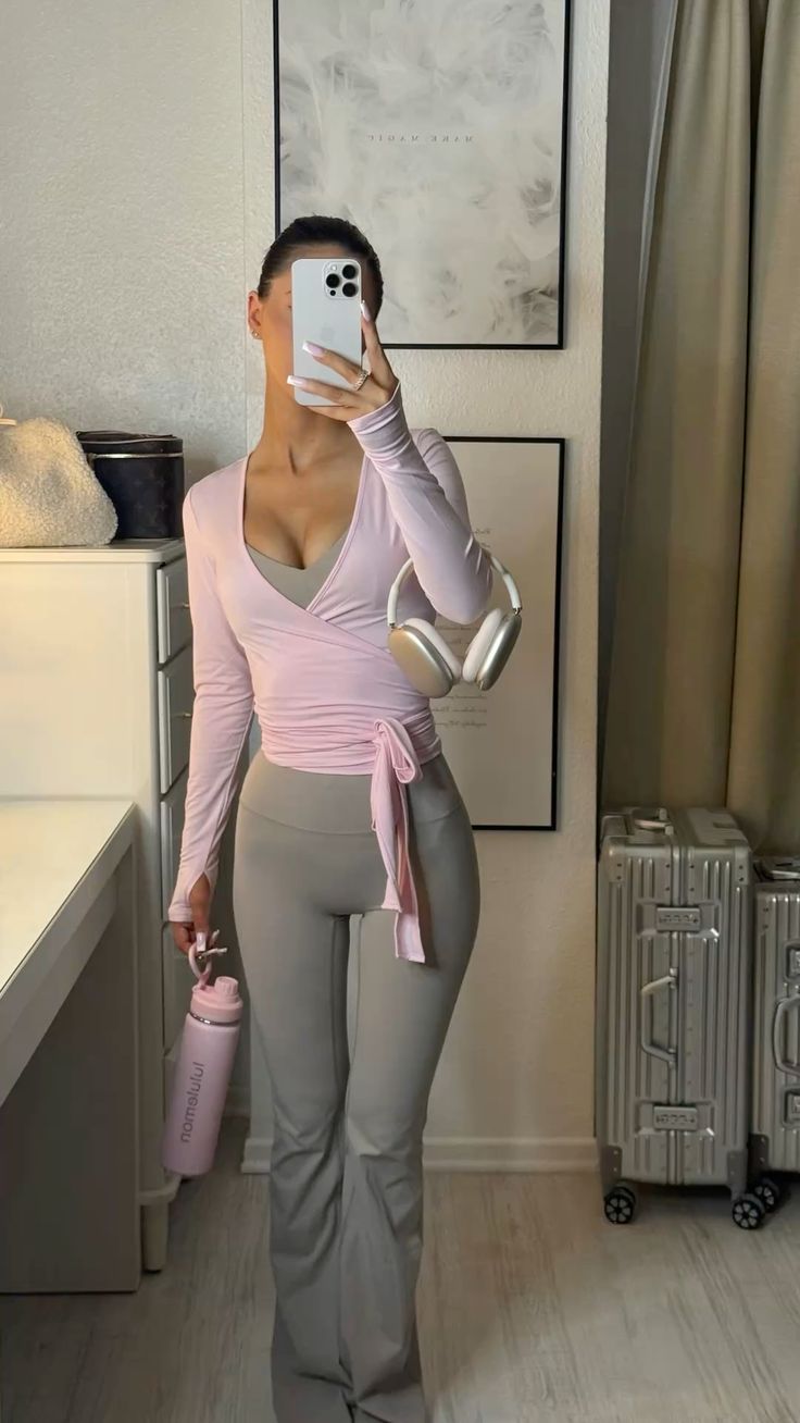 Peri Ballet Wrap Top - Pink
