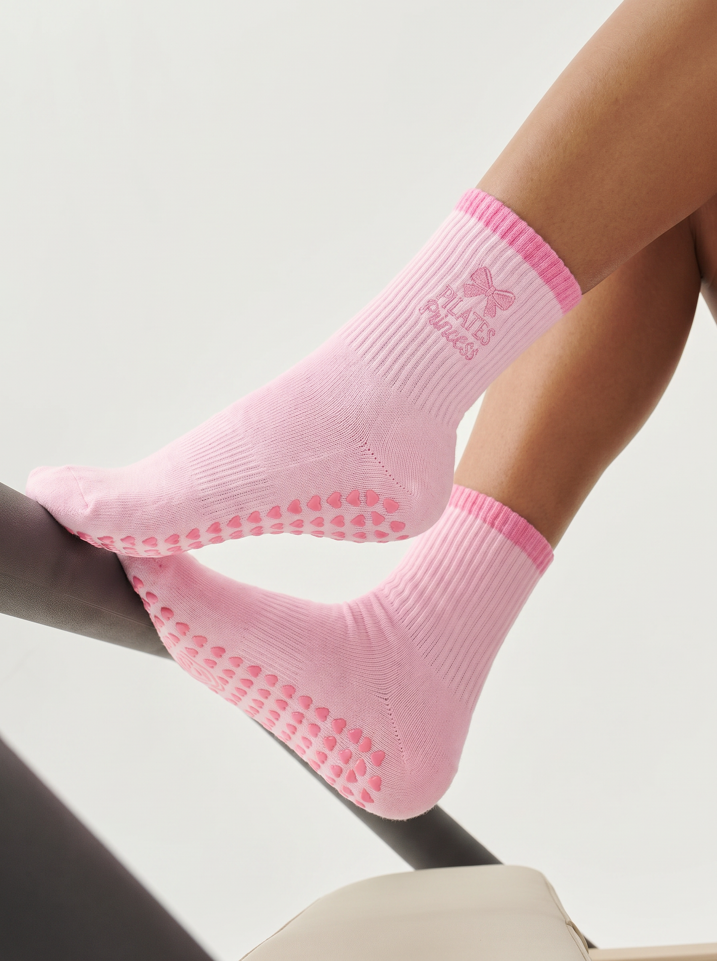Pilates Princess Grip Sock - Pink
