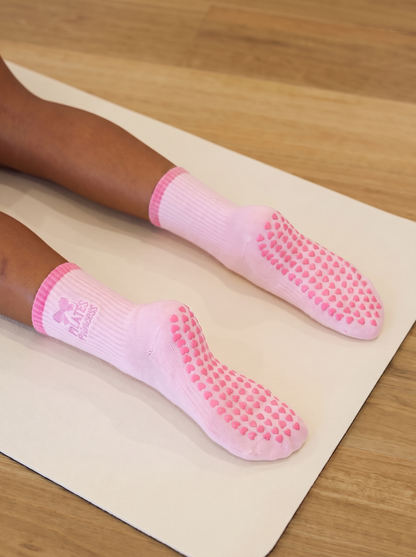 Pilates Princess Grip Sock - Pink