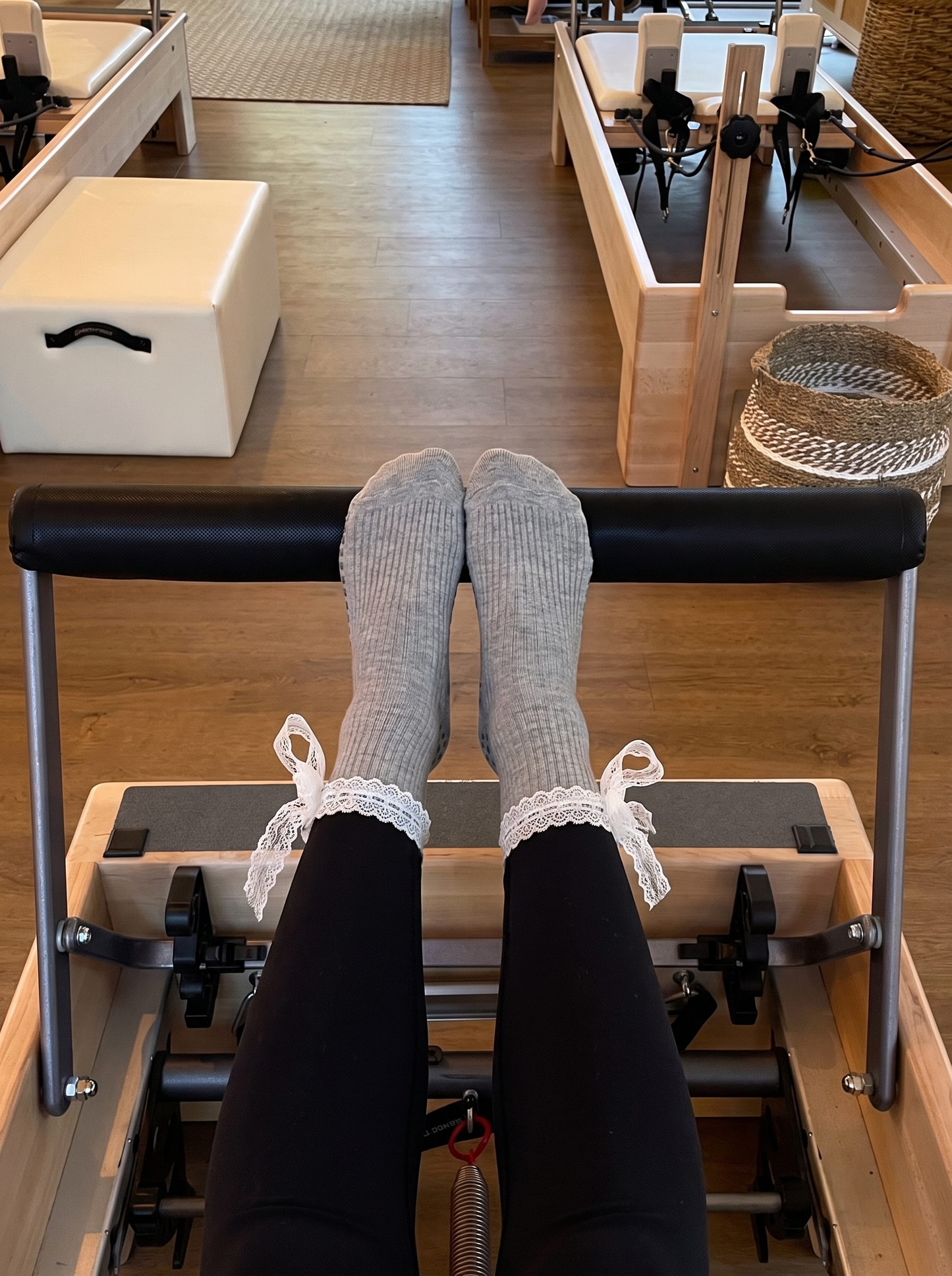 Pointe Grip Sock - Gray