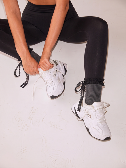 Pointe Grip Sock - Dark Gray