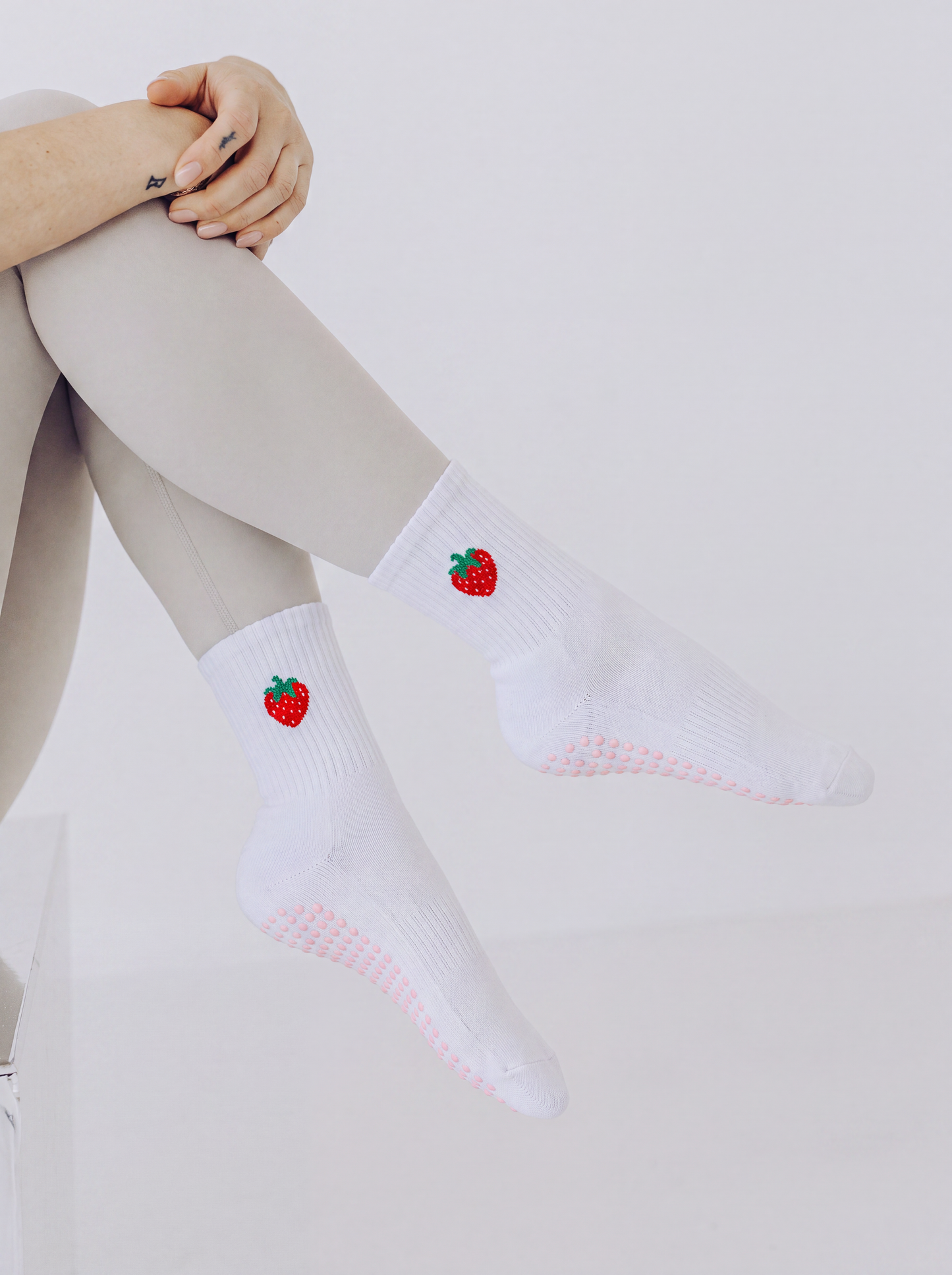 Strawberry Grip Socks