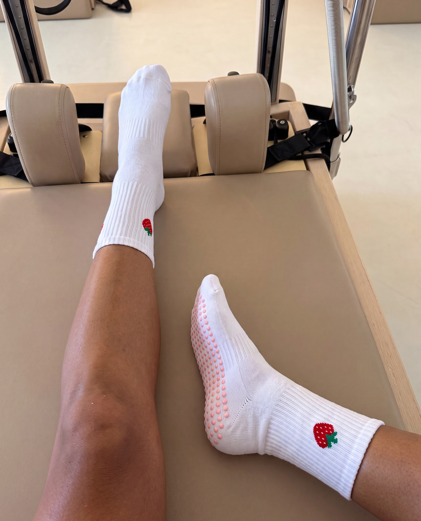 Strawberry Grip Socks