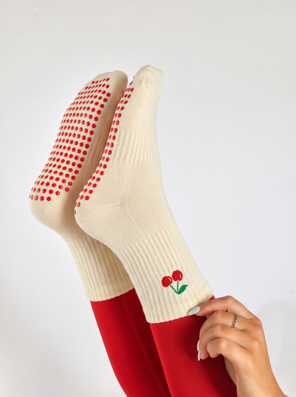 Cherry Grip Socks